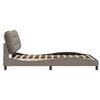 vidaXL Bed Frame Taupe