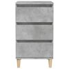 vidaXL Bedside Cabinet Concrete Grey Engineered Wood Medium