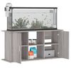 vidaXL Aquarium Stand Grey Sonoma Engineered Wood 47.6 x 16.1 x 22.8 in