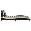 vidaXL Bed Frame Black and White