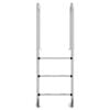 vidaXL Pool Ladder Silver 304 Stainless Steel Medium Pool Ladder Other