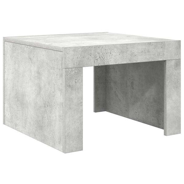 vidaXL Coffee Table Concrete Gray Engineered Wood Durable