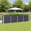 vidaXL Planter Anthracite 160 x 40 x 75 cm Steel