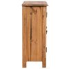 vidaXL Side Cabinet Natural wood Solid pine wood Medium Side Cabinet
