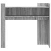 vidaXL Console Table Grey Sonoma Engineered Wood 39.4 x 13.8 x 35.4 in