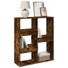 vidaXL Room Divider Smoked Oak Engineered wood Medium Room Divider