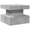 vidaXL Coffee Table Concrete grey Engineered wood Low Coffee Table