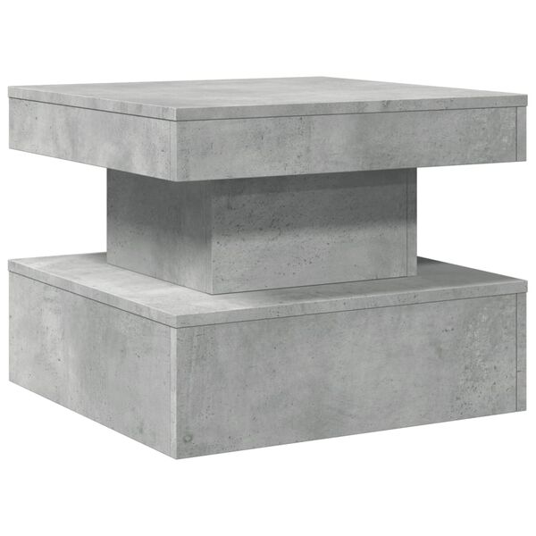 vidaXL Coffee Table Concrete grey Engineered wood Low Coffee Table