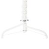 vidaXL Artificial Half Christmas Tree White PVC Slim