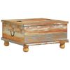 vidaXL Coffee Table Multicolored Reclaimed wood, MDF Medium Storage