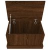 vidaXL Storage Box Brown Oak Engineered Wood Compact Storage Box