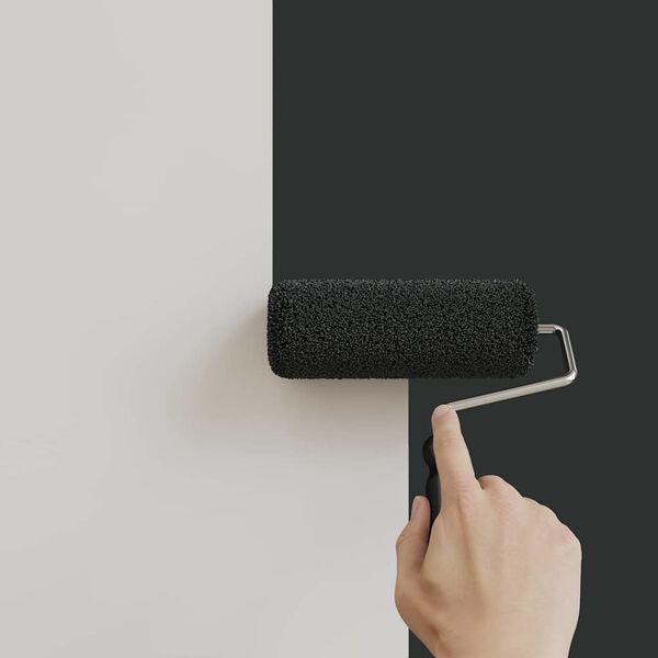 vidaXL Wall Paint Black 6.50 x 6.50 x 6.26 in Wall Print