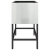 vidaXL Raised Garden Planter Silver 60 x 26 x 45 cm Galvanised Steel