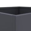 vidaXL Planter Anthracite Cold-rolled steel Medium Decorative Inlays