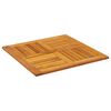 vidaXL Table Top Natural Solid Acacia wood 27.6x27.6 in Durable