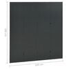 vidaXL 4-Panel Room Dividers 2 pcs Anthracite 63"x70.9" Steel