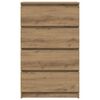 vidaXL Sideboard Artisan oak Engineered wood Standard Sideboard