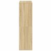 vidaXL Book Cabinet Sonoma oak Engineered wood Standard Storage