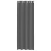 vidaXL Voile Curtains with Grommets 2 pcs Dark Grey 55.1x102.4"