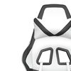 vidaXL Gaming Chair White and Black