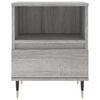 vidaXL Bedside Cabinet Gray Sonoma Engineered wood Medium