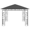 vidaXL Gazebo Anthracite Powder-coated steel, polyester 9.8x9.8x8.9 ft