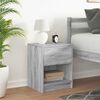vidaXL Bedside Cabinet Grey Sonoma Engineered wood 15.7 x 13.4 x 19.7 in