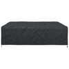 vidaXL Furniture Cover Plain Black 102.36 x 102.36 x 35.43 in 210D