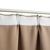 vidaXL Blackout Curtains with Hooks 2 pcs Taupe 55.1x96.5"