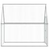 vidaXL Chicken Cage Silver Galvanized steel 78.7 x 39.4 x 74.8 in