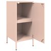 vidaXL Sideboard Set of 2 Pink Cold-rolled steel Medium