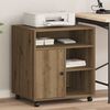 vidaXL Printer Stand artisan oak 60 x 50 x 67 cm Engineered wood