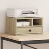vidaXL Printer Stand Sonoma Oak 15.7"x12.6"x8.9" Engineered Wood