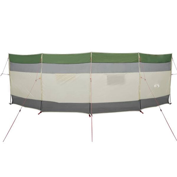 vidaXL Camping Windbreak Green 200.8x60.2" Waterproof