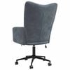 vidaXL Chill Chair Dark Grey Velvet (100% polyester), Steel Medium
