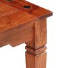 vidaXL Coffee Table 43.3x19.7x13.8" Solid Acacia Wood
