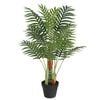 vidaXL Artificial Palm Tree Green Polypropylene, Iron Wire, Fabric, Cement