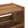 vidaXL Shoe Rack Old wood Engineered wood Slim Shoe Rack Rectangular