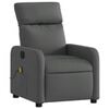 vidaXL Massage Recliner Chair Dark grey