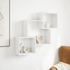 vidaXL Wall Cabinet White Engineered Wood Medium Wall Cabinet