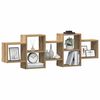 vidaXL Wall Shelf Artisian Oak 50.8x7.1x16.5" Engineered Wood