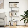 vidaXL Room Divider Bookcase Grey Sonoma Engineered Wood Large