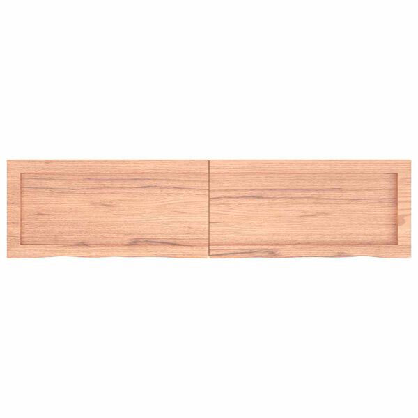 vidaXL Wall Shelf Light brown Solid oak wood Medium