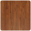 vidaXL Table Top Dark brown Solid oak wood 23.6x23.6 in Durable