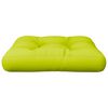 vidaXL Pallet Cushion Bright Green Polyester 23.6 x 23.6 x 4.7 in
