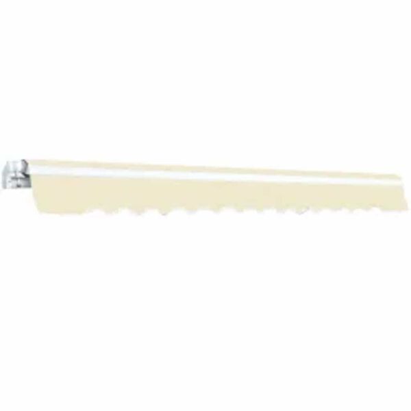 vidaXL Awning Cream Aluminum frame with polyester fabric Extra Long