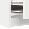 vidaXL TV Cabinet White Engineered Wood Medium TV Cabinet Rectangular