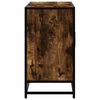 vidaXL Bathroom Sink Cabinet Smoked Oak Engineered wood, metal Medium
