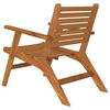 vidaXL Garden Chair Brown Solid acacia wood Standard Durable