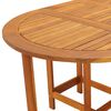 vidaXL Dining Table Natural Wood Solid Acacia wood Medium